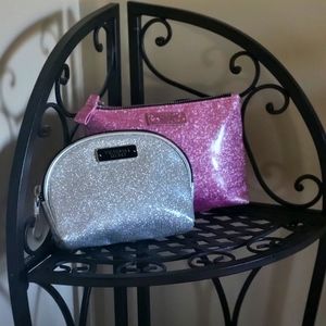 Victoria's Secret Metalic Cosmetic Bag Bundle!